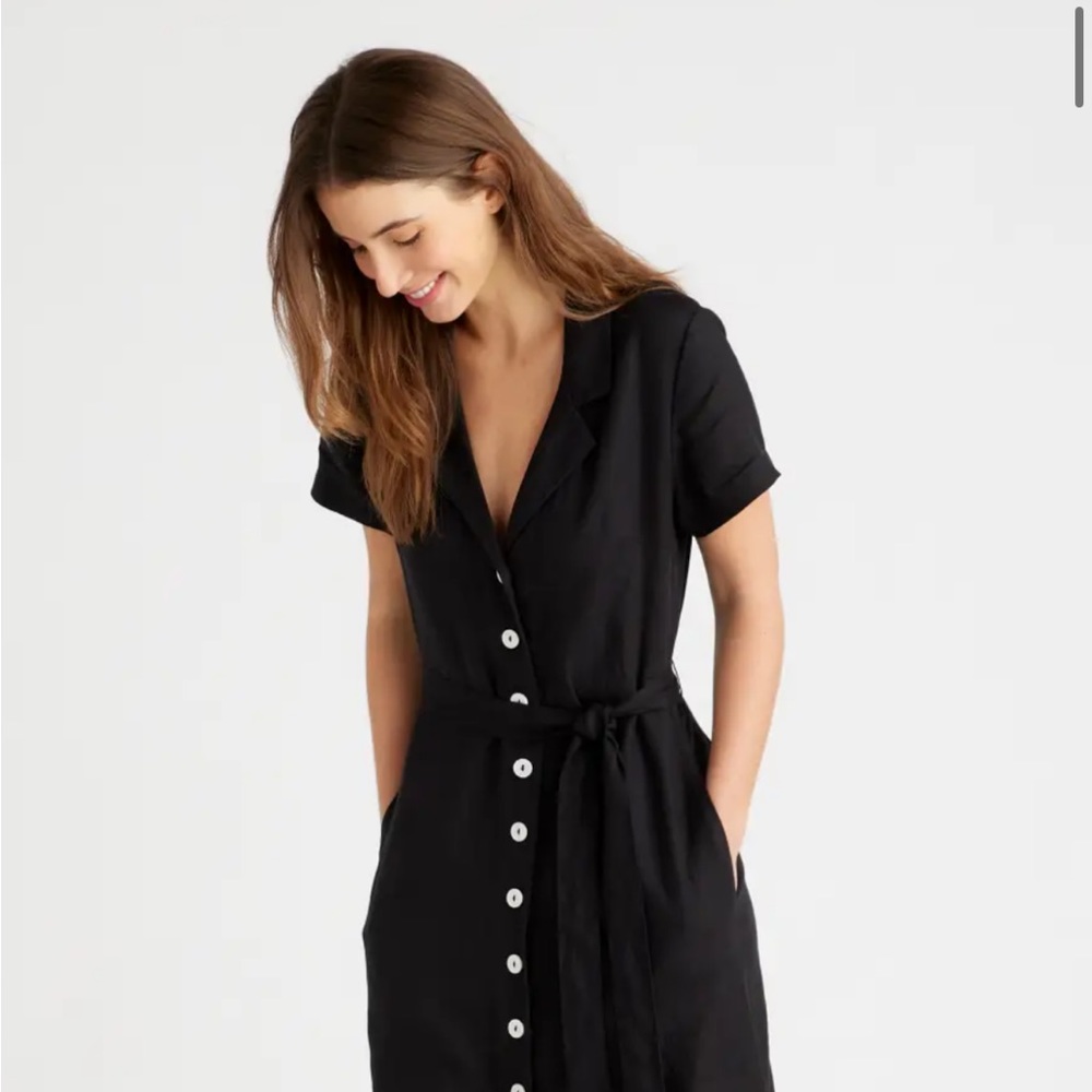 Quince European Linen Dress